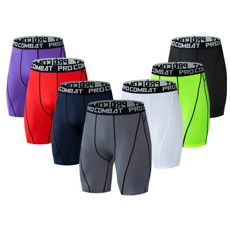 Shorts Compresión Muscular™ – Culturismo y Entrenamiento de Alto Rendimiento (Hombre)