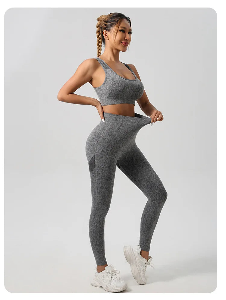 Mileegirl™ Set Deportivo Premium – Leggings Push-Up + Top Espalda Abierta