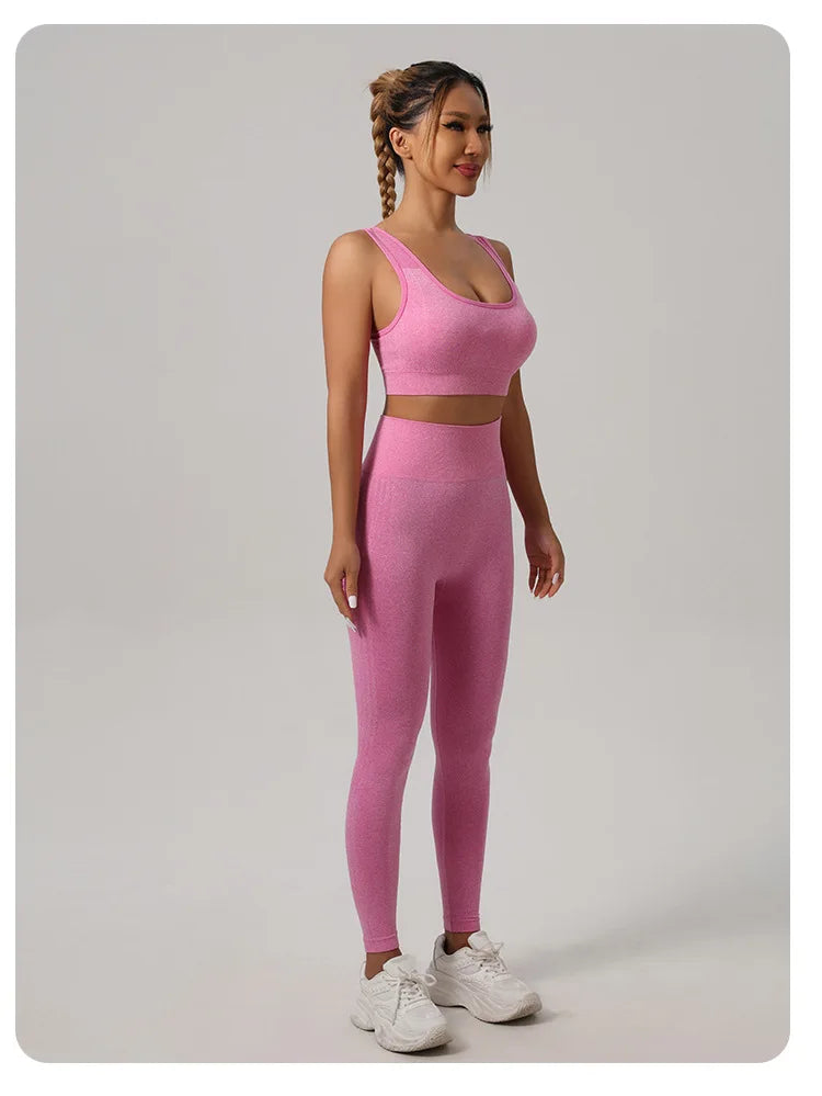 Mileegirl™ Set Deportivo Premium – Leggings Push-Up + Top Espalda Abierta