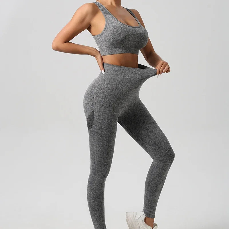 Mileegirl™ Set Deportivo Premium – Leggings Push-Up + Top Espalda Abierta