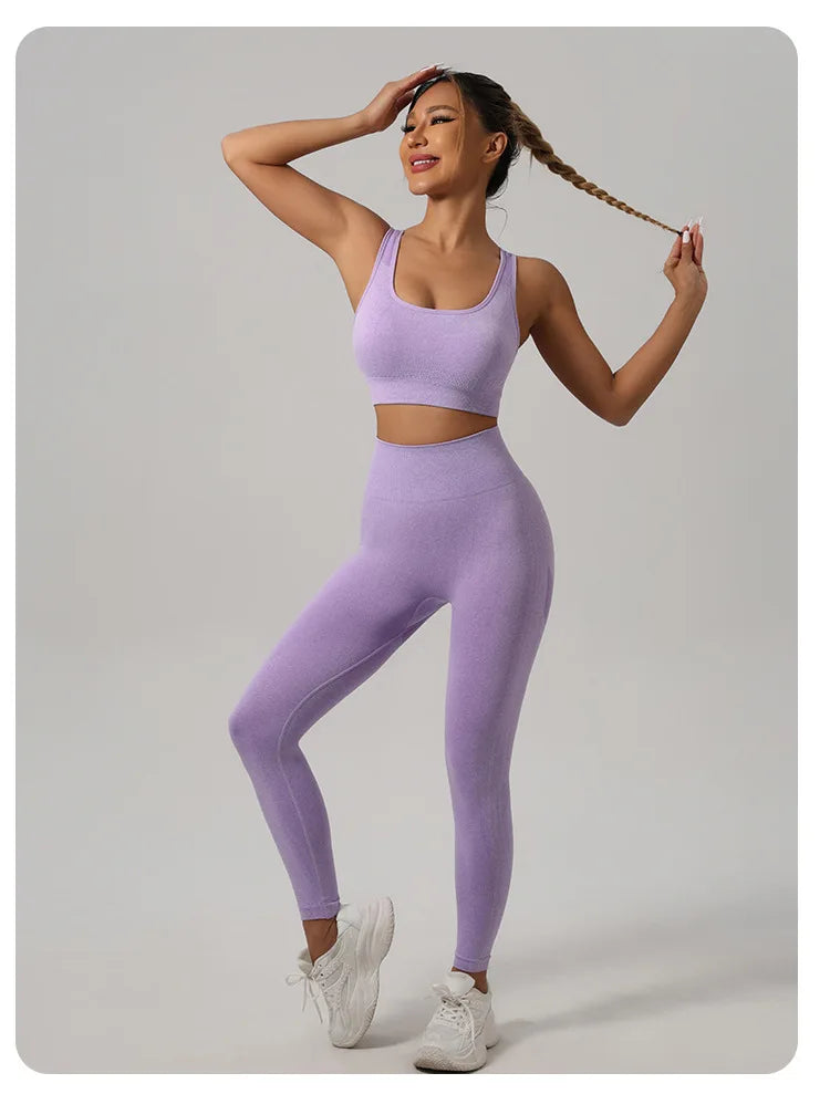 Mileegirl™ Set Deportivo Premium – Leggings Push-Up + Top Espalda Abierta